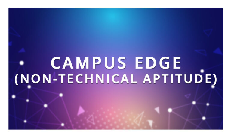 Campus Edge (Non-Technical Aptitude)